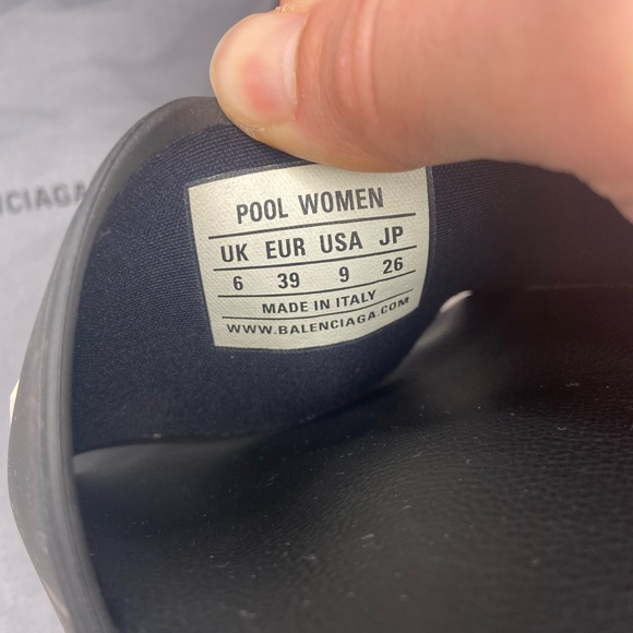 Women’s Balenciaga Slides - Size 9/39 - Picture 3 of 6